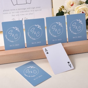 Guest Book Playing Cards, Blank Deck of Cards, Playing Cards Wedding Guest Book, Wedding Guest Book Alternative