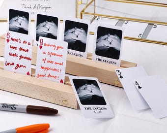 Custom Guest Book Playing Cards, Blank Playing Cards, Wedding Guest Book Alternative, Guest Cards Deck, Deck of Cards