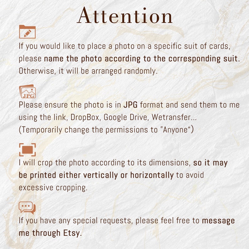 Custom Deck of Cards, Personalized Photo Playing Cards With Box, Unique