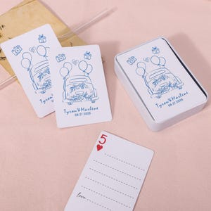 Custom Playing Cards | Wedding Playing Cards | Wedding Guest Book Alternative | Favors Wedding Gift | Deck of Cards
