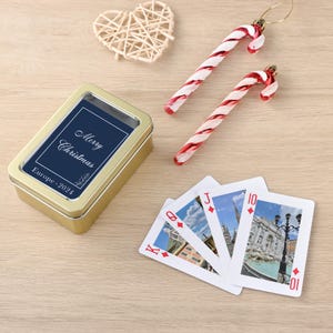 Reisgeheugenspeelkaarten op maat, reiscadeaus, gepersonaliseerde speelkaarten met foto's, cadeau voor vrienden