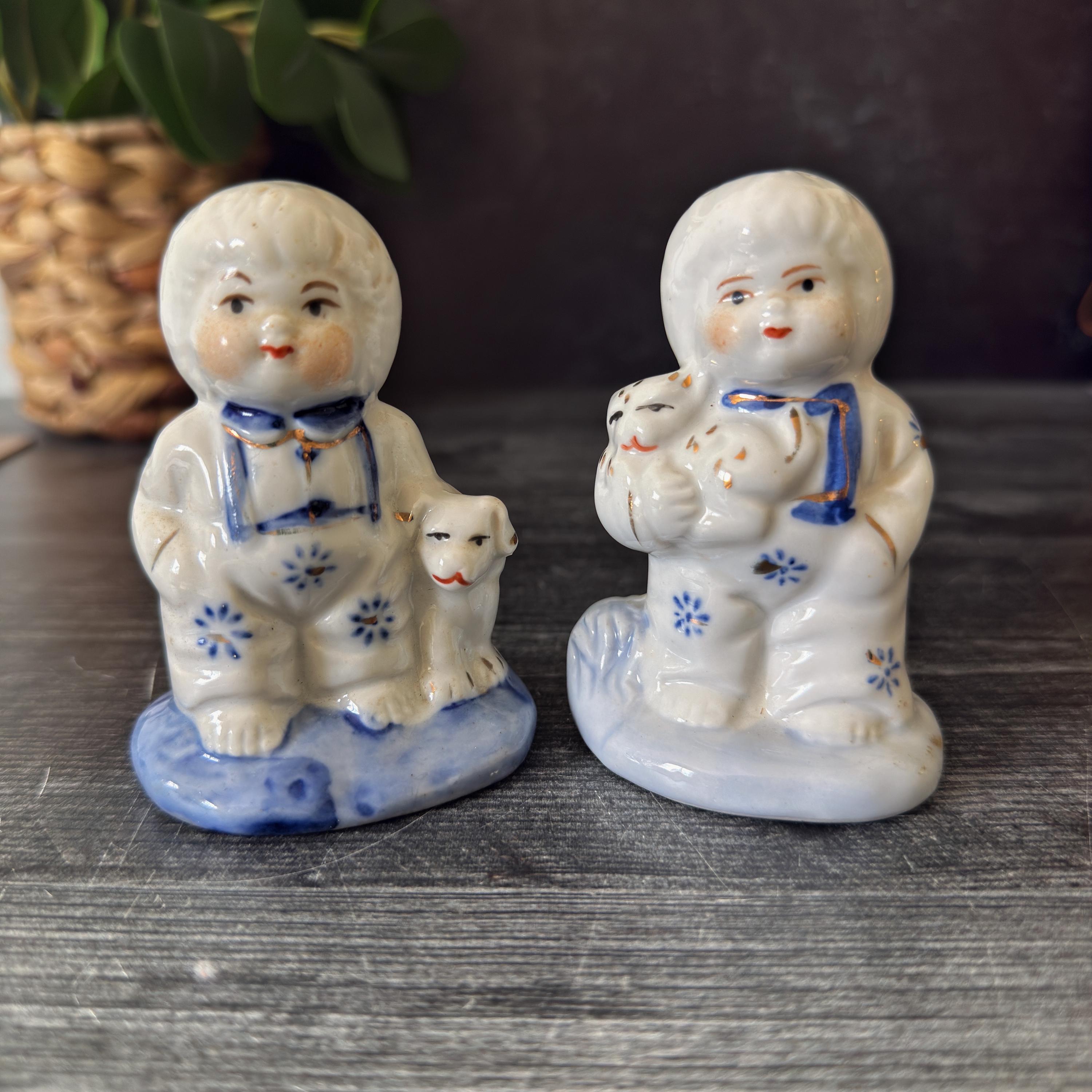 Porcelain children figurines japan - Etsy 日本