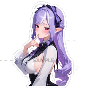 Pegatina de Vivian ZZZ de Zenless Zone Zero, calcomanía de vinilo troquelada de Vivian Banshee / Personaje Waifu