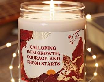 2026 New Year Gift Candle Horse Gift, Year of the Horse, Lunar New Year Gift, Chinese New Year Decor, Zodiac Candle Gift, Zodiac Sign Gift