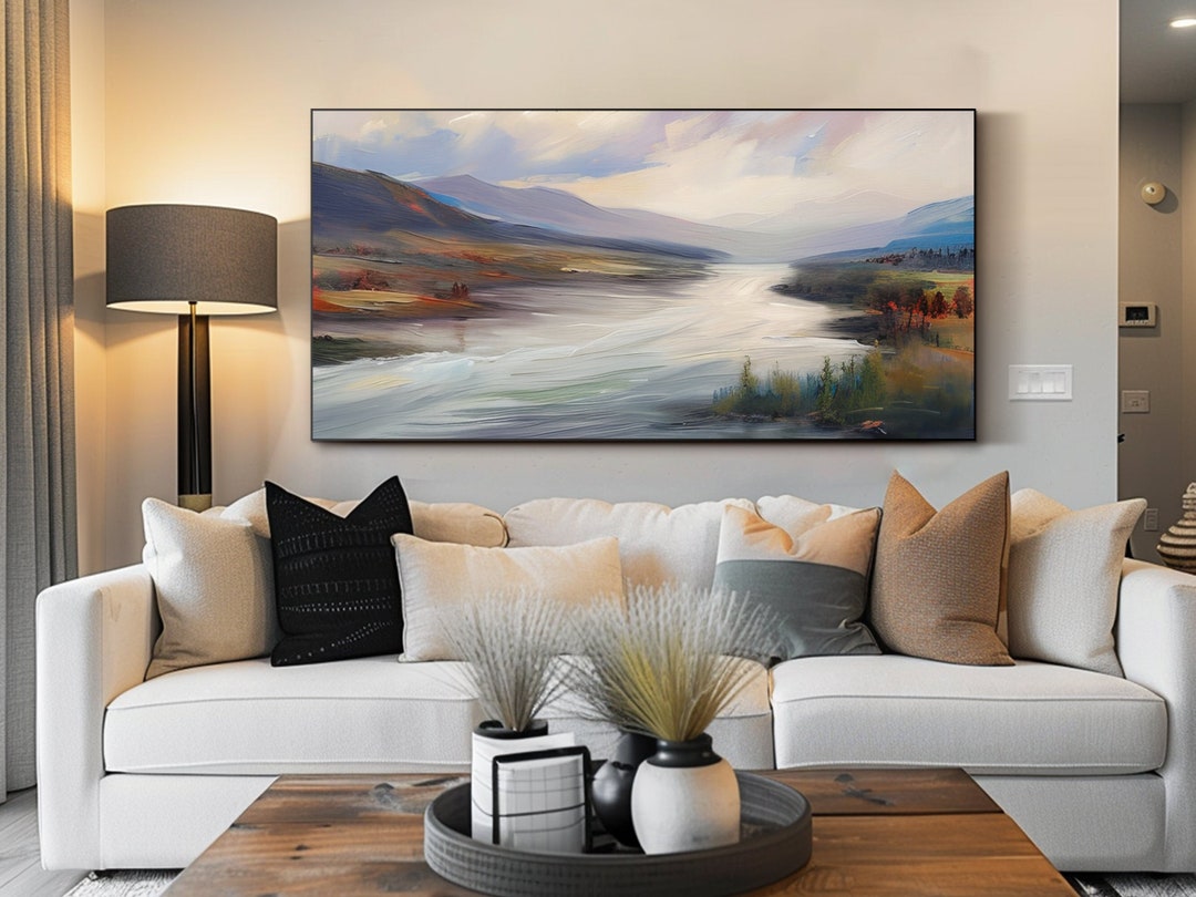 Oil Painting on Canvas Original Landscape Wall Art Oil Painting on ...
