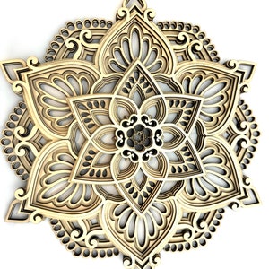Mandala Art Flower DIY Set - 5-Layer Home Decor Gift