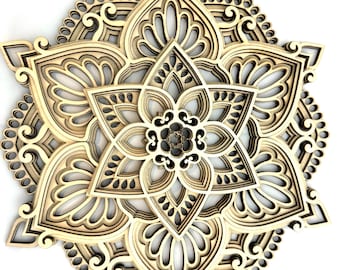 Mandala Art Flower DIY Set - 5-Layer Home Decor Gift