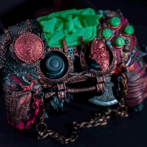 Kolekcjonerska obudowa kontrolera God of War PS5 | Niestandardowa osłona joysticka DualSense