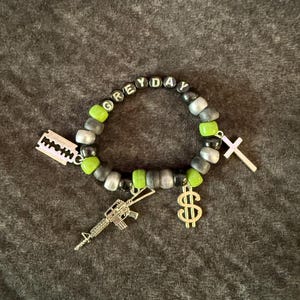 Suicideboys g59 greyday charm bracelet