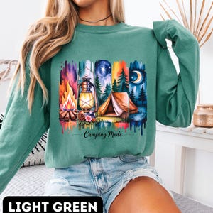 Camping Mode Shirt | Komfort Farben Im Freien T-Shirt | Retro Camping Grafik-Shirt | Nature Adventure Shirt S-3X