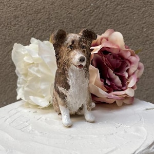 Personalized Custom Dog Wedding Cake Topper,Dog Figurines,Dog Cake Topper,Dog cake topper Miniature,Dog Lovers Anniversary ,Dog birthday