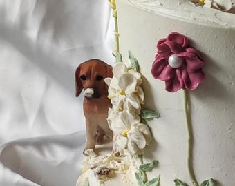 Personalized Custom Dog Wedding Cake Topper, Dog Cake Topper, Wedding Gift for Couples, Dog Memorial Gift, Dog Figurines