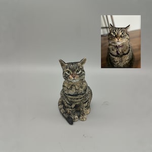 パーソナライズされたカスタム猫ウェディングケーキトッパー、猫の置物、猫ケーキトッパー、犬のケーキトッパーミニチュア、猫愛好家の記念日、ペットの誕生日