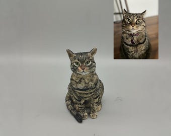 Personalized Custom Cat Wedding Cake Topper,Cat Figurines,Cat Cake Topper,Dog caketopper Miniature,Cat Lover&#39;s Anniversary ,Pet birthday