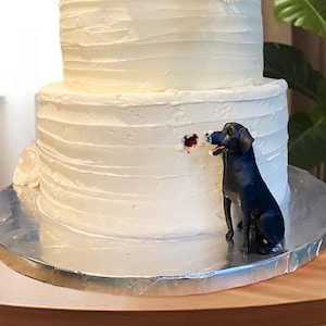 Personalized Custom Dog Wedding Cake Topper,Dog Figurines,Dog Cake Topper,Dog cake topper Miniature,Dog Lovers Anniversary ,Dog birthday
