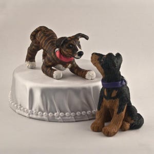 Topper per torta nuziale a forma di cane, decorazioni personalizzate per torte nuziali per animali domestici, decorazioni per regali di anniversario
