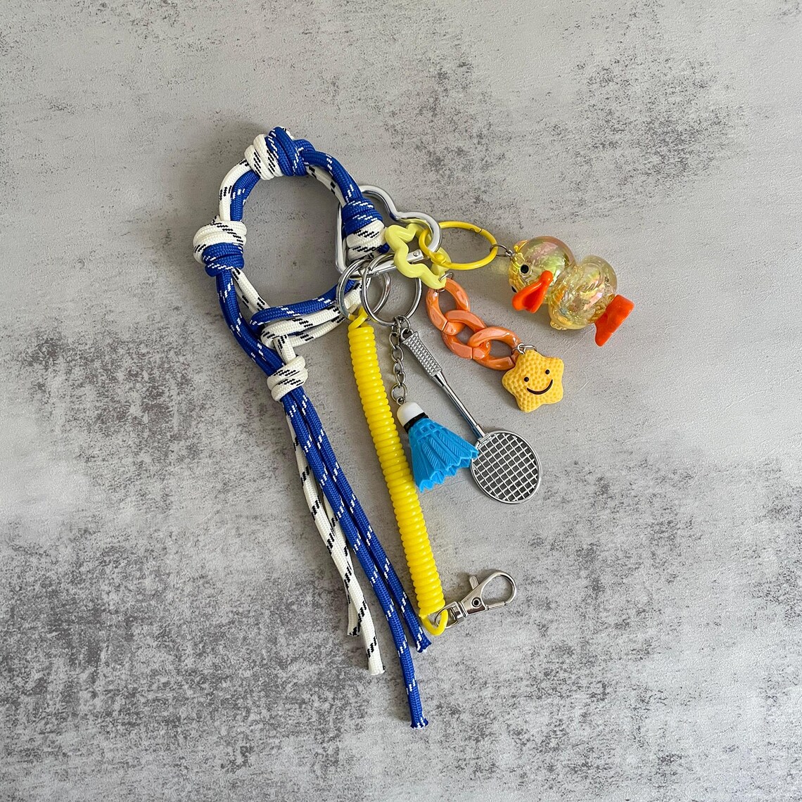 Keychain Y2k Rope Duck Rope Bag Charm: Y2k Purse Keychain Accessories - Etsy