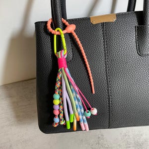 Rope Tassel Bag Charms,Stylish Bag Charm,Y2k Rope Purese Charm Bag Keychain Accessories