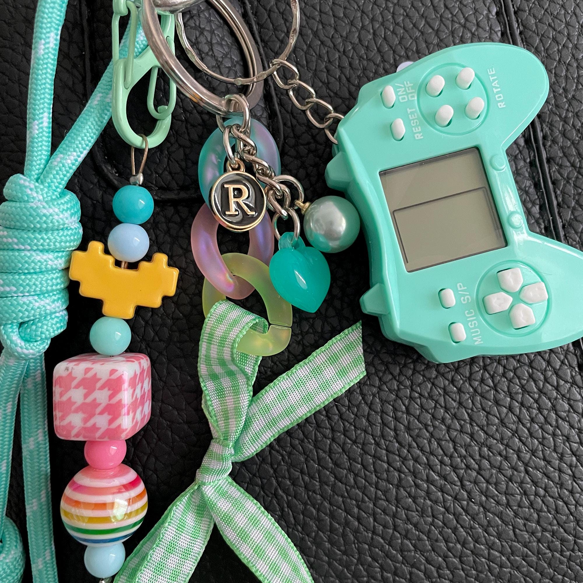 Keychain Y2k Rope Mini Game Rope Bag Charms,stylish Bag Charm,y2k Rope Purese Charm Bag ...