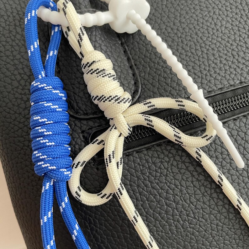 Key Charm Two Ropes Blue White Trending Rope Bag Charms for Purse,stylish Bag Charm,y2k ...