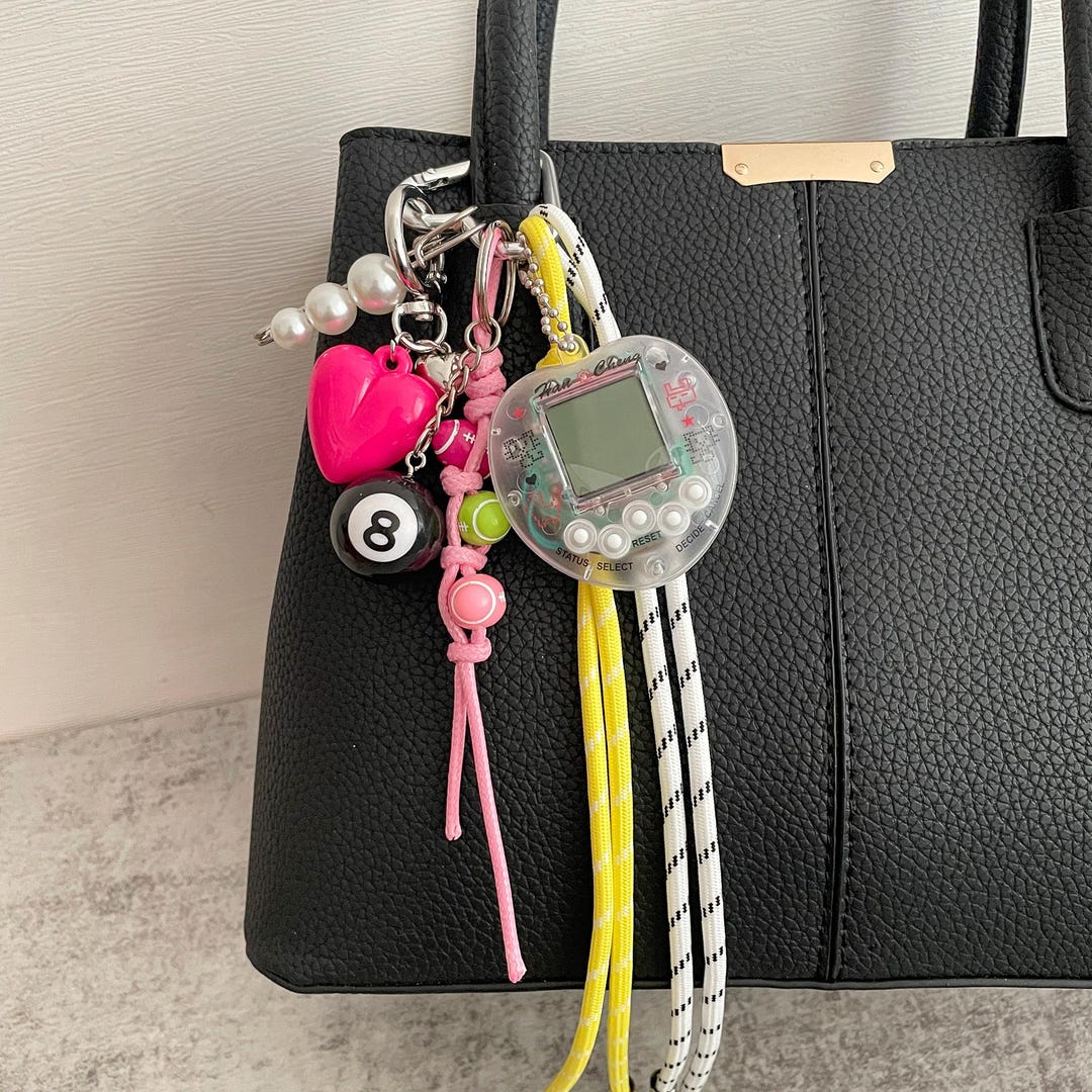 Trending Rope Bag Charms,stylish Bag Charm,y2k Rope Purese Charm Bag ...