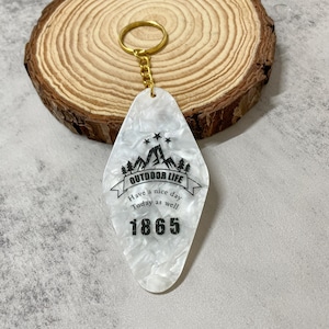 Outdoor Motel Keychain Charms Accessories Bag Charm Part