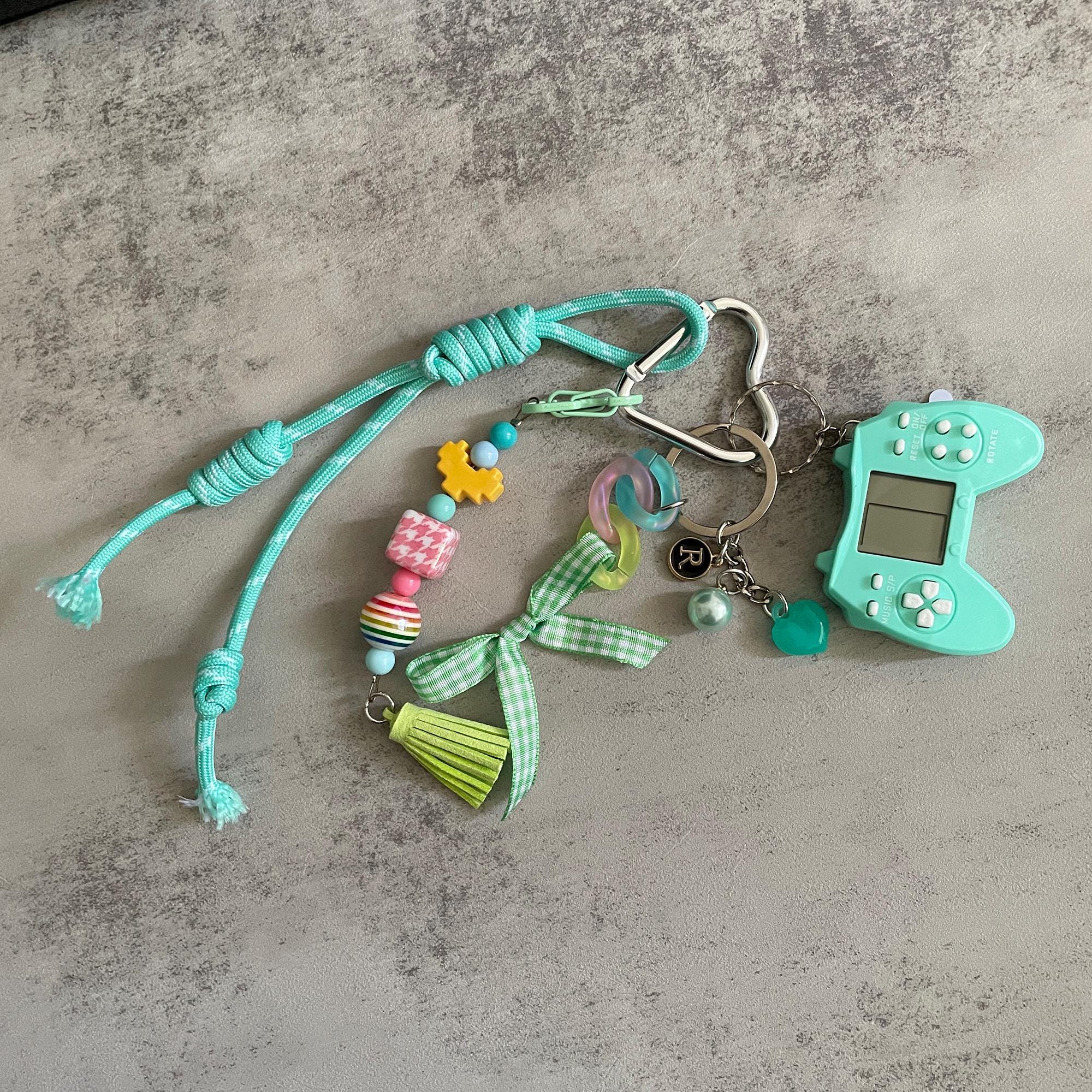 Keychain Y2k Rope Mini Game Rope Bag Charms,stylish Bag Charm,y2k Rope Purese Charm Bag ...