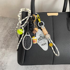 Trending 2024 Rope Bag Charms,Stylish Bag Charm,Y2k Rope Purese Charm Bag Keychain Accessories