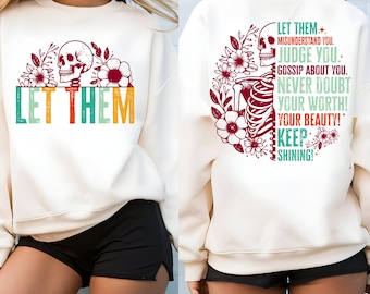 2 Let Them Png Bundle,Inspirational Png,Positive Saying Png,Mental Health Png,Inspirational Quotes Png,Self Love,Self Worth,Mental Awareness