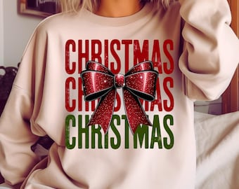 Retro Coquette Christmas Png, Christmas Bow Png,Vintage Christmas, Holiday Png, Trending Png, Merry Christmas Png,Sublimation T Shirt Design