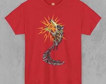 Fenrir Norse Wolf T-Shirt - Viking Mythology Tee - Tribal Wolf Art - Scandinavian Wolf T-Shirt - Fenrir T-Shirt - Wolf T-Shirt - Nordic Tee