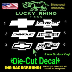 Chevy Chevrolet Classic Truck Car Vinyl die cut window decal bumper sticker