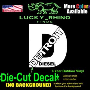 Detroit Diesel Logo Car Window Vinyl Decal Bumper Sticker