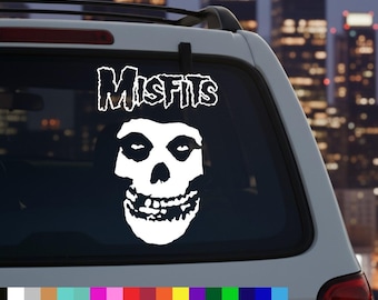 Misfits Decal Sticker Punk Rock Horror Fiend Skull Crimson Ghost Car Window