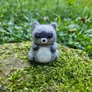 Felted Raccoon