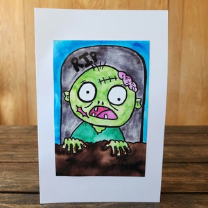 Lot de 5 cartes d'Halloween