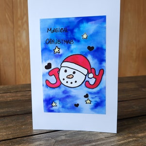 Paquete de 5 tarjetas navideñas
