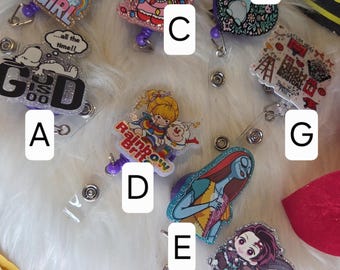 BADGE REEL character mix