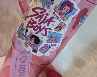 Pink saja boy plastic 40oz  tumbler