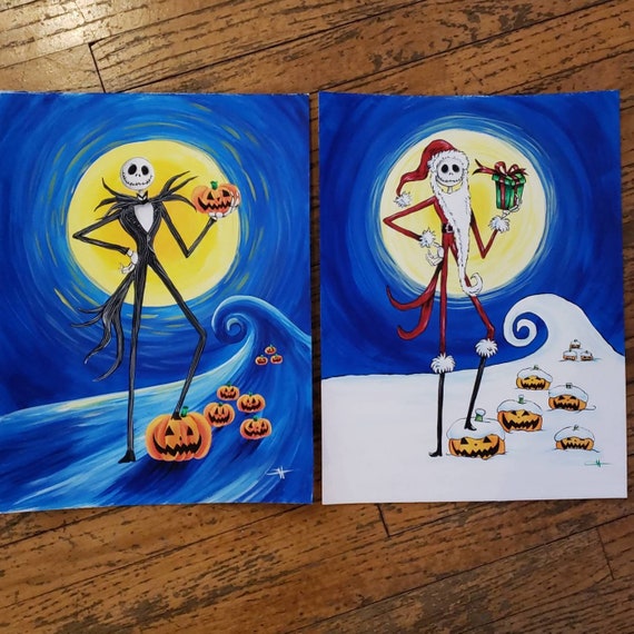 Jack Skellington Nightmare Before Christmas SET of 2 - Etsy