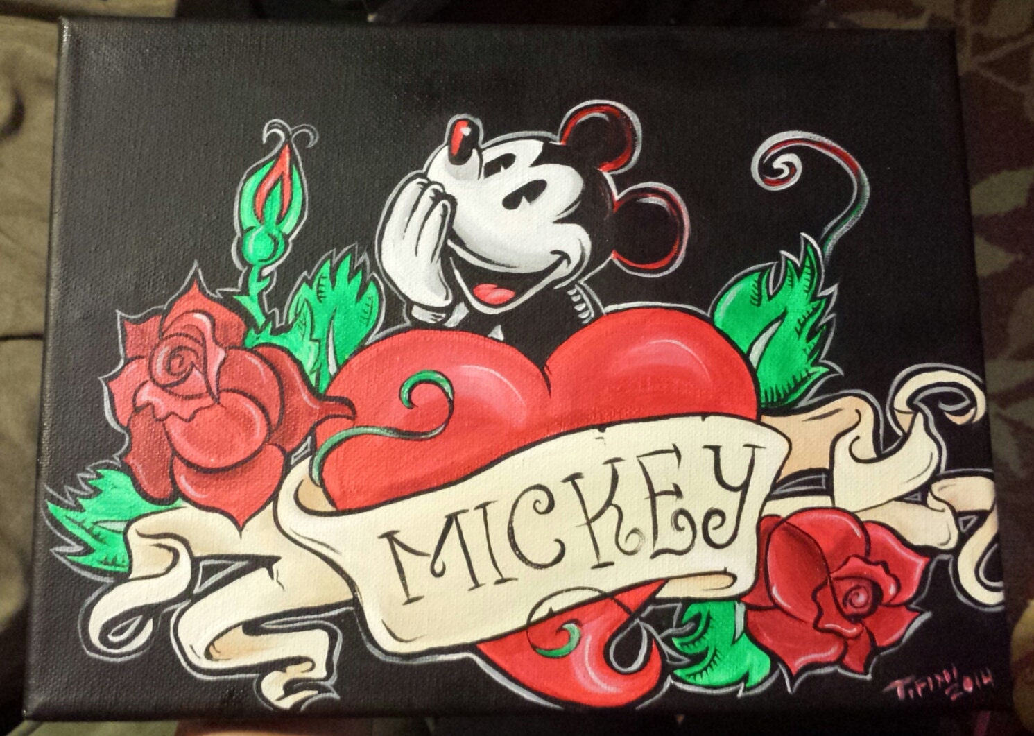 Gangsta Mickey And Minnie Mouse Tattoos