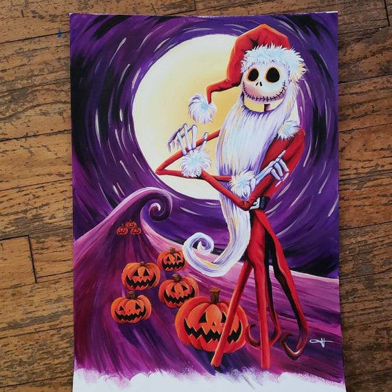 Jack Skellington Nightmare Before Christmas Print