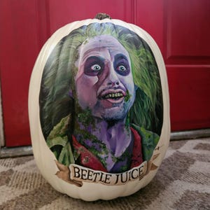 Beetlejuice pumpkin