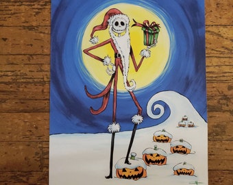 Jack Skellington the Nightmare before Christmas PRINT