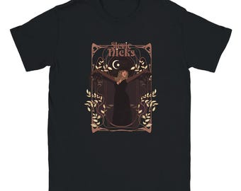 Stevie Nicks Jugendstil Illustriertes Unisex T-Shirt