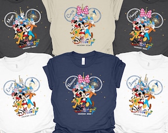Custom Disney Family Shirt, Disney Trip Shirt, Disney Group 2026 Shirt, Personalized Disney Group Shirt, Disney Family Matching Shirt