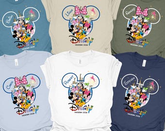 Custom Disney 2026 Shirt, Custom Family Disney Shirt, Matching Disney Family Shirt ,Mickey  Birthday Shirt, Personalized Disney Tee