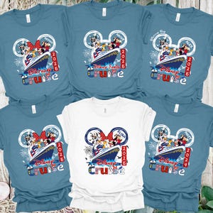 Custom Disney Cruise 2025 Shirt, Custom Disney Cruise Family Matching Shirt, Disney Custom Name Shirt, Disney Family Shirts, Family Vacation