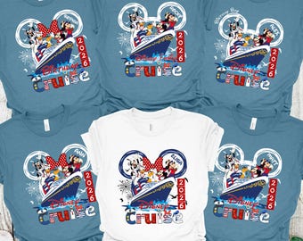 Custom Disney Cruise 2026 Shirt, Custom Disney Cruise Family Matching Shirt, Disney Custom Name Shirt, Disney Family Shirts, Family Vacation