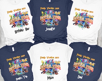 Custom Universal Studios Family Vacation Shirts, Custom Universal Studios Shirts, Matching Universal Studios 2026 Shirts, Disney Trip Shirt